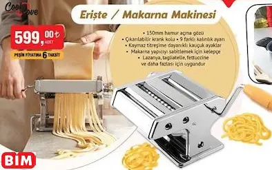 COOK LOVE ERİŞTE / MAKARNA MAKİNESİ